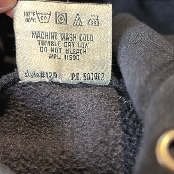 Men’s MV sport classic fleece hoodie size small “wrigley field” color navy - Picture 6 of 6